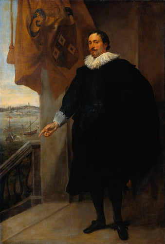 Nicolaes Van Der Borght, comerciante de Antuérpia (Anthony van Dyck) - Reprodução com Qualidade Museu