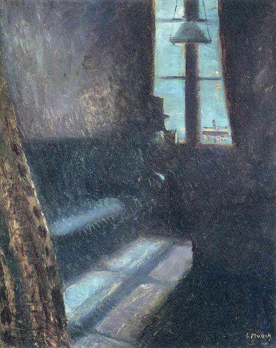 Noite em St. Cloud (Edvard Munch) - Reprodução com Qualidade Museu