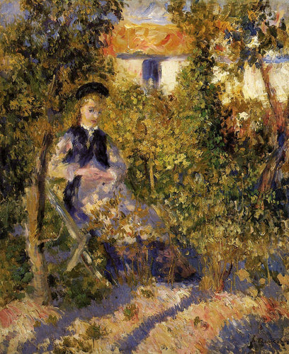 Nini no jardim (Pierre-Auguste Renoir) - Reprodução com Qualidade Museu
