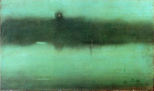 Cinza Noturno E Prata (James Abbott McNeill Whistler) - Reprodução com Qualidade Museu