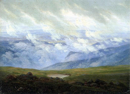 Nuvens à deriva (Caspar David Friedrich) - Reprodução com Qualidade Museu