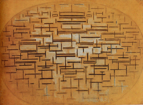 Oceano 5 (Piet Mondrian) - Reprodução com Qualidade Museu