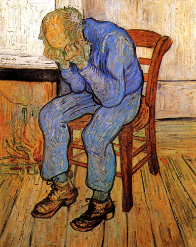 Old Man In Sorrow (Vincent Van Gogh) - Reprodução com Qualidade Museu