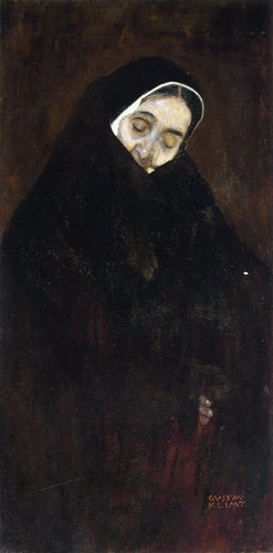 Velha (Gustav Klimt) - Reprodução com Qualidade Museu