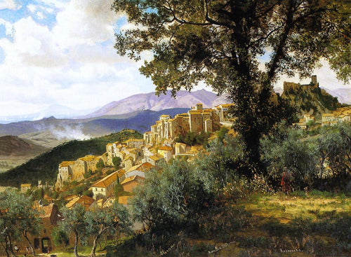 Olevano (Albert Bierstadt) - Reprodução com Qualidade Museu