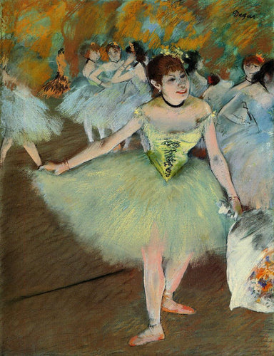 No palco (Edgar Degas) - Reprodução com Qualidade Museu