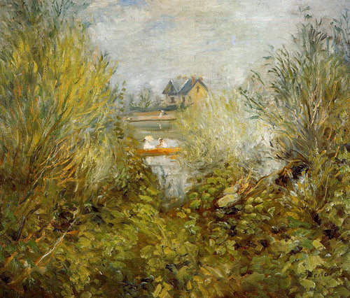 No Sena perto de Argenteuil (Pierre-Auguste Renoir) - Reprodução com Qualidade Museu