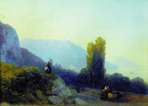 A caminho de Yalta (Ivan Aivazovsky) - Reprodução com Qualidade Museu