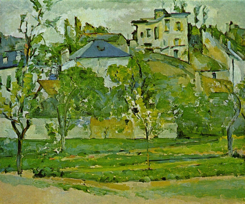 Pomar em Pontoise (Paul Cézanne) - Reprodução com Qualidade Museu