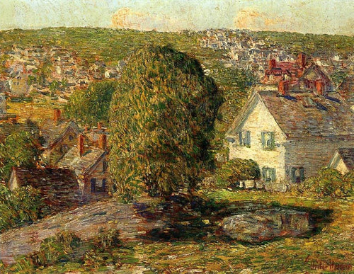 Periferia de East Gloucester (Childe Hassam) - Reprodução com Qualidade Museu