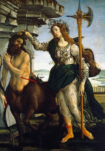 Pallas e Centauro (Sandro Botticelli) - Reprodução com Qualidade Museu