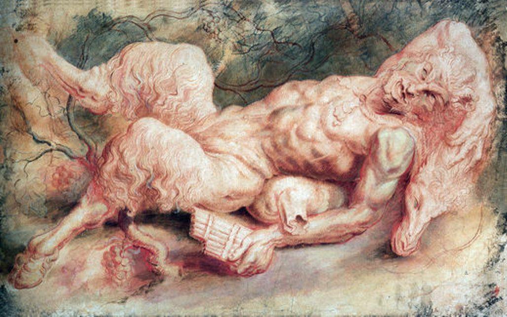 Pan Reclining (Peter Paul Rubens) - Reprodução com Qualidade Museu