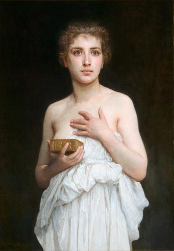 Pandora (William-Adolphe Bouguereau) - Reprodução com Qualidade Museu