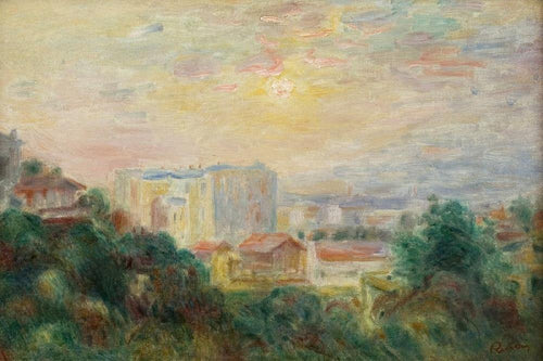Vista de Montmartre (Pierre-Auguste Renoir) - Reprodução com Qualidade Museu