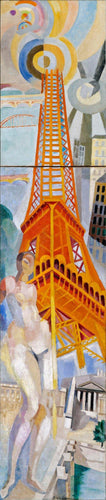 Paris, Mulher e Torre Eiffel (Robert Delaunay) - Reprodução com Qualidade Museu