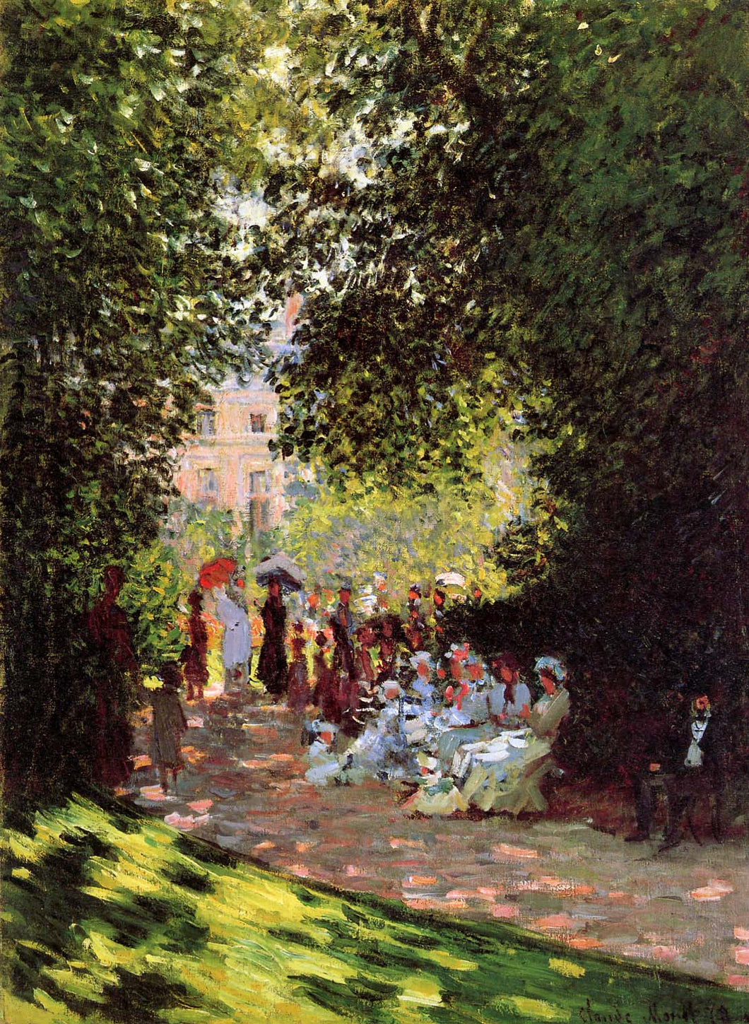 Park Monceau (Claude Monet) - Reprodução com Qualidade Museu