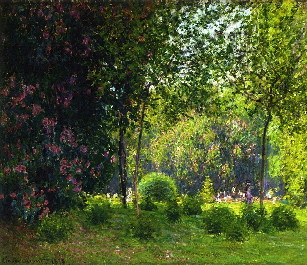 Parc Monceau (Claude Monet) - Reprodução com Qualidade Museu