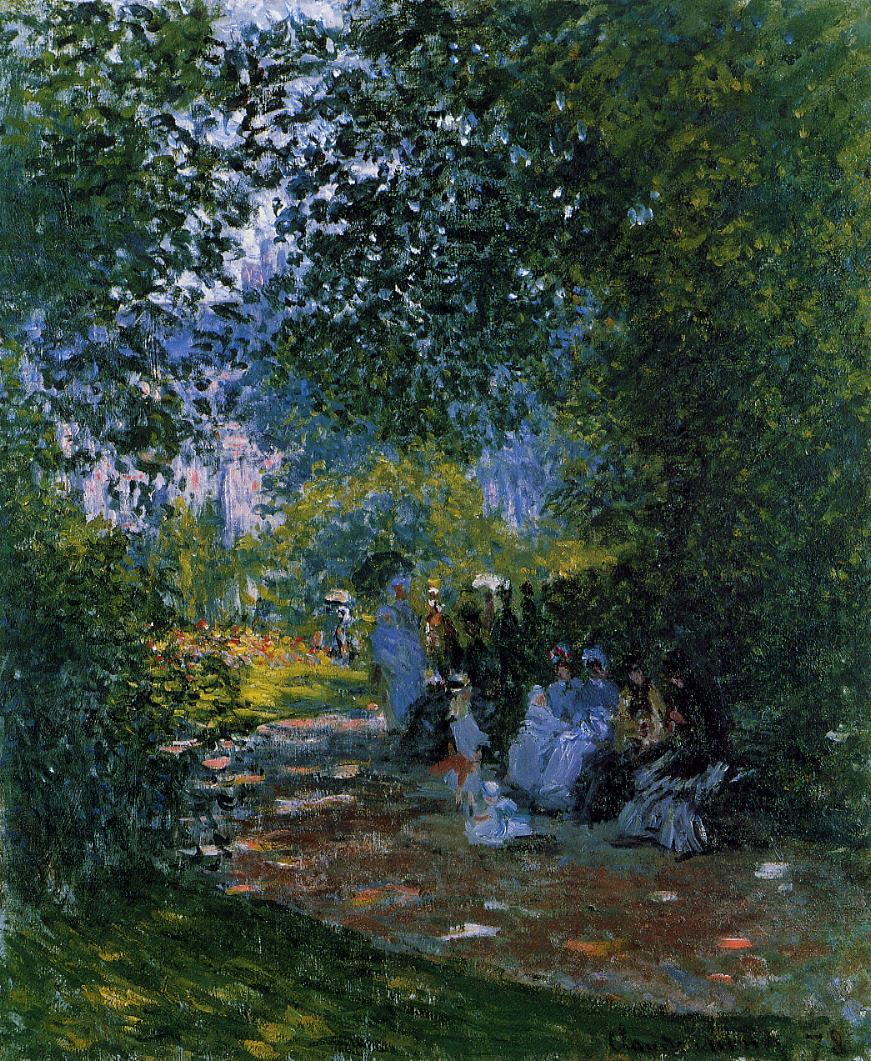 Park Monceau (Claude Monet) - Reprodução com Qualidade Museu