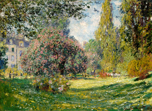 Parc Monceau Paris (Claude Monet) - Reprodução com Qualidade Museu