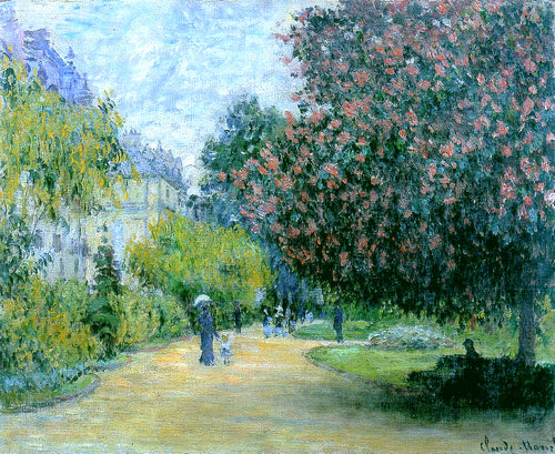 Park Monceau (Claude Monet) - Reprodução com Qualidade Museu