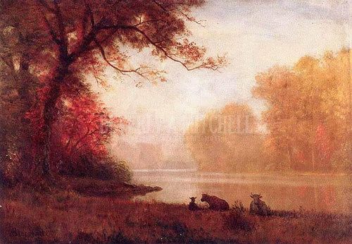 Rio Passaic (Albert Bierstadt) - Reprodução com Qualidade Museu