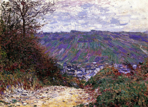 Caminho em Giverny (Claude Monet) - Reprodução com Qualidade Museu