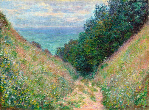Caminho em La Cavee, Pourville (Claude Monet) - Reprodução com Qualidade Museu
