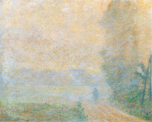Caminho na névoa (Claude Monet) - Reprodução com Qualidade Museu