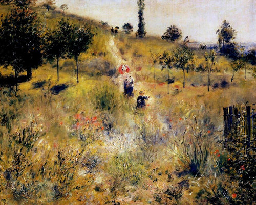 Caminho Sinuoso Através da Grama Alta (Pierre-Auguste Renoir) - Reprodução com Qualidade Museu