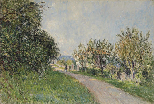 Caminho perto de Sevres (Alfred Sisley) - Reprodução com Qualidade Museu