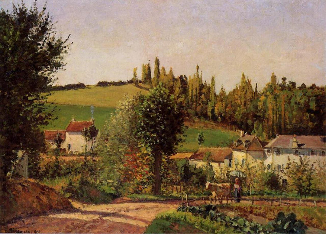 Caminho do eremitério em Pontoise (Camille Pissarro) - Reprodução com Qualidade Museu