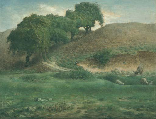 Caminho pelas castanheiras, Cusset (Jean-François Millet) - Reprodução com Qualidade Museu