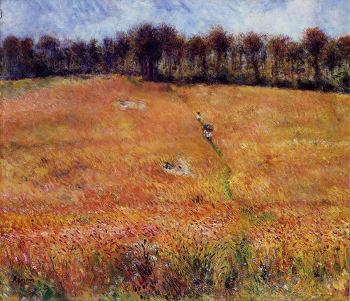 Caminho pela grama alta (Pierre-Auguste Renoir) - Reprodução com Qualidade Museu