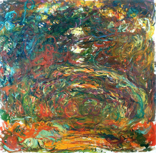 Caminho sob os arcos das rosas, Giverny (Claude Monet) - Reprodução com Qualidade Museu