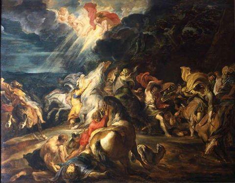 Conversão de são paulo (Peter Paul Rubens) - Reprodução com Qualidade Museu