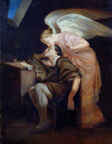 O Beijo da Musa (Paul Cézanne) - Reprodução com Qualidade Museu