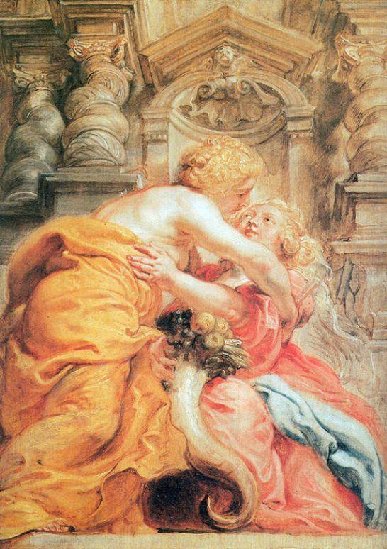 Paz e abundância (Peter Paul Rubens) - Reprodução com Qualidade Museu