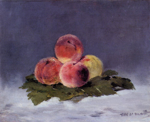 Pêssegos (Edouard Manet) - Reprodução com Qualidade Museu