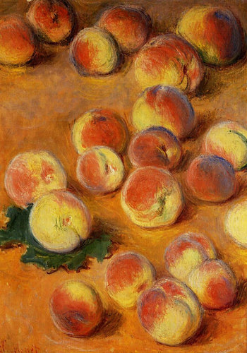 Pêssegos (Claude Monet) - Reprodução com Qualidade Museu