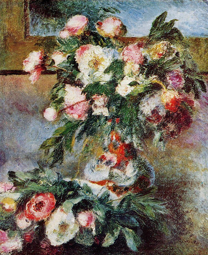 Peônias (Pierre-Auguste Renoir) - Reprodução com Qualidade Museu