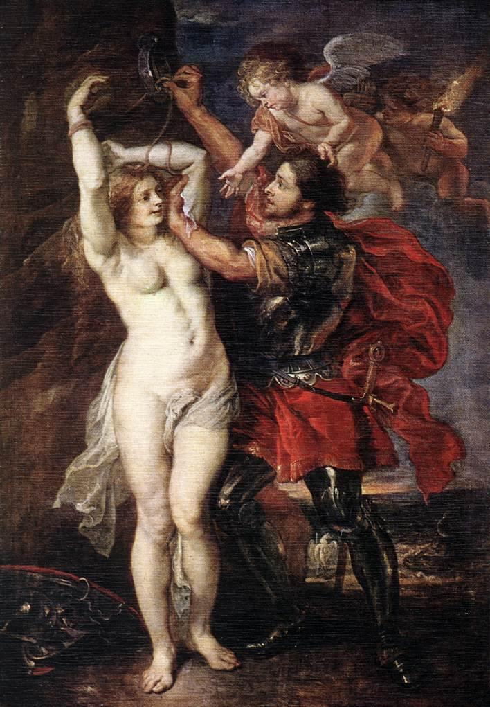 Perseus e Andrômeda (Peter Paul Rubens) - Reprodução com Qualidade Museu