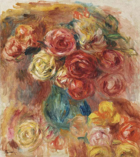 Buquê de flores (Pierre-Auguste Renoir) - Reprodução com Qualidade Museu
