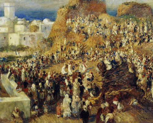 Festival Árabe em Argel (Pierre-Auguste Renoir) - Reprodução com Qualidade Museu