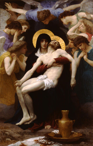 Pieta (William-Adolphe Bouguereau) - Reprodução com Qualidade Museu