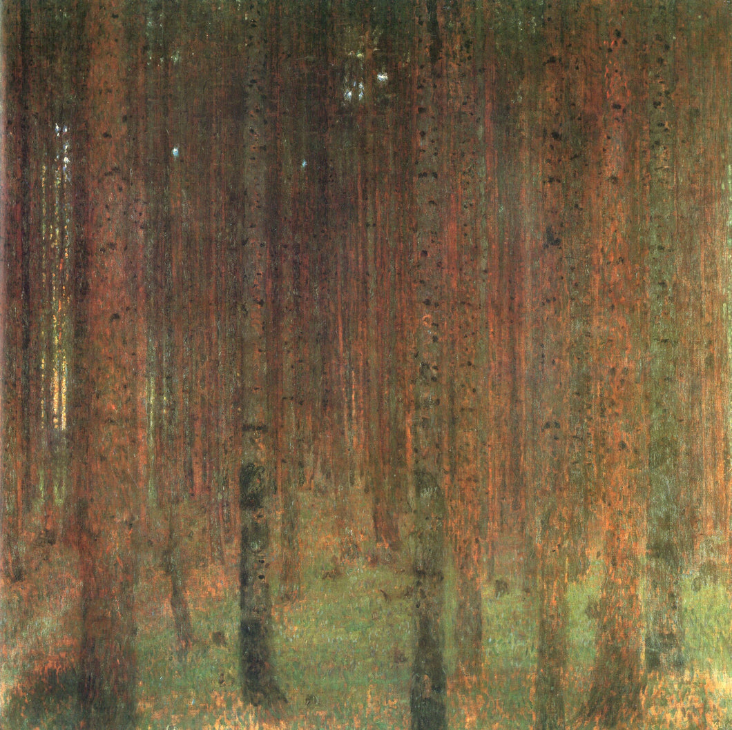 Floresta de Pinheiros II (Gustav Klimt) - Reprodução com Qualidade Museu