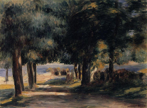 Madeira de pinho na Cote Dazur (Pierre-Auguste Renoir) - Reprodução com Qualidade Museu