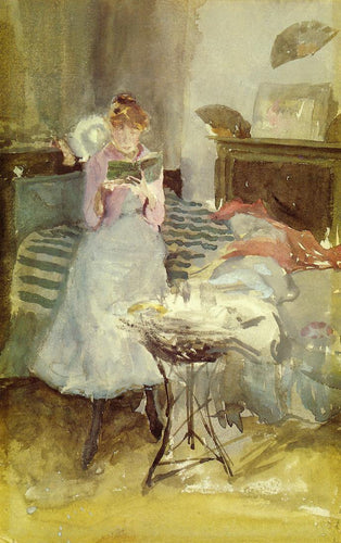 Pink Note - The Novelette (James Abbott McNeill Whistler) - Reprodução com Qualidade Museu