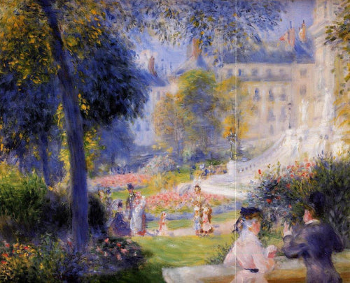 Place De La Trinite (Pierre-Auguste Renoir) - Reprodução com Qualidade Museu