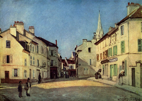 Platz In Argenteuil (Alfred Sisley) - Reprodução com Qualidade Museu