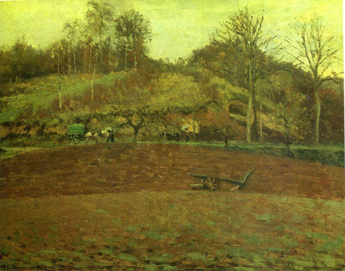 Ploughland (Camille Pissarro) - Reprodução com Qualidade Museu